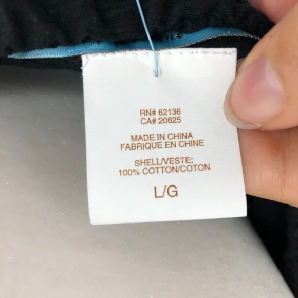 NWT Marciano Black Cotton Halter Top  w Gold Studded Paisley Embroidery size L - Picture 11 of 15